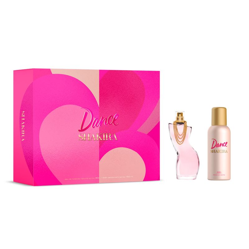 SHAKIRA - Set de Perfume Mujer Shakira Dance Incluye: Perfume EDT 80 ml + 24h Desodorante spray 150 ml