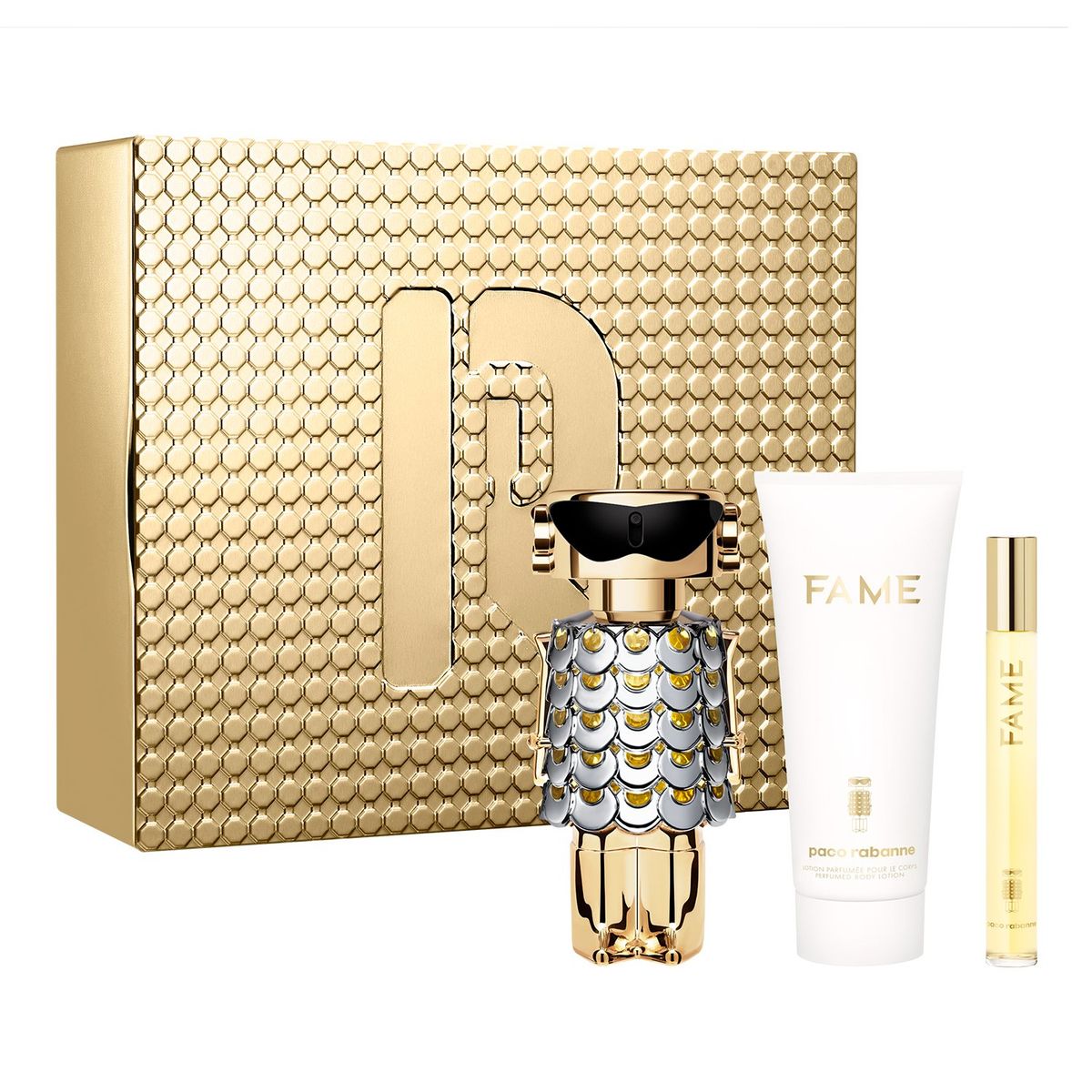 RABANNE - Set Pefume Mujer Rabanne Incluye: Perfume 80 ml + Loción Corporal 100 ml + Perfume 10 ml 