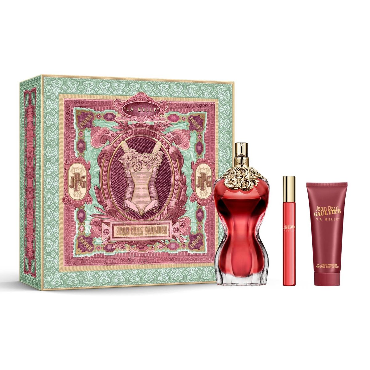JEAN PAUL GAULTIER - Set de Perfume Mujer Eau parfum 100 ml + ml Crema Corporal 75 ml + Eau parfum 10 ml 