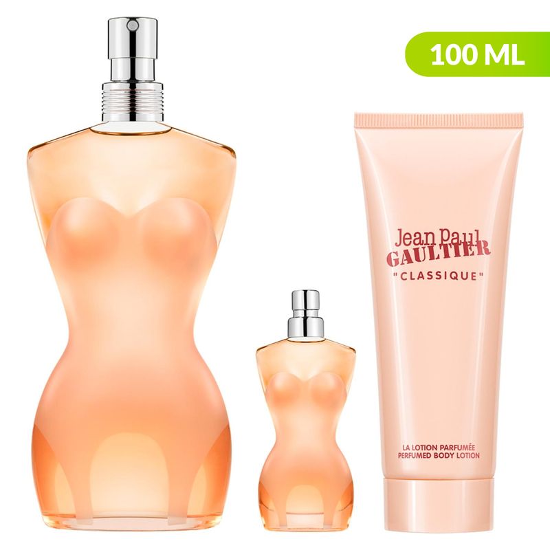 JEAN PAUL GAULTIER - Set de Perfume Mujer Crema Corporal 75 ml + Eau de Toilette 6 ml