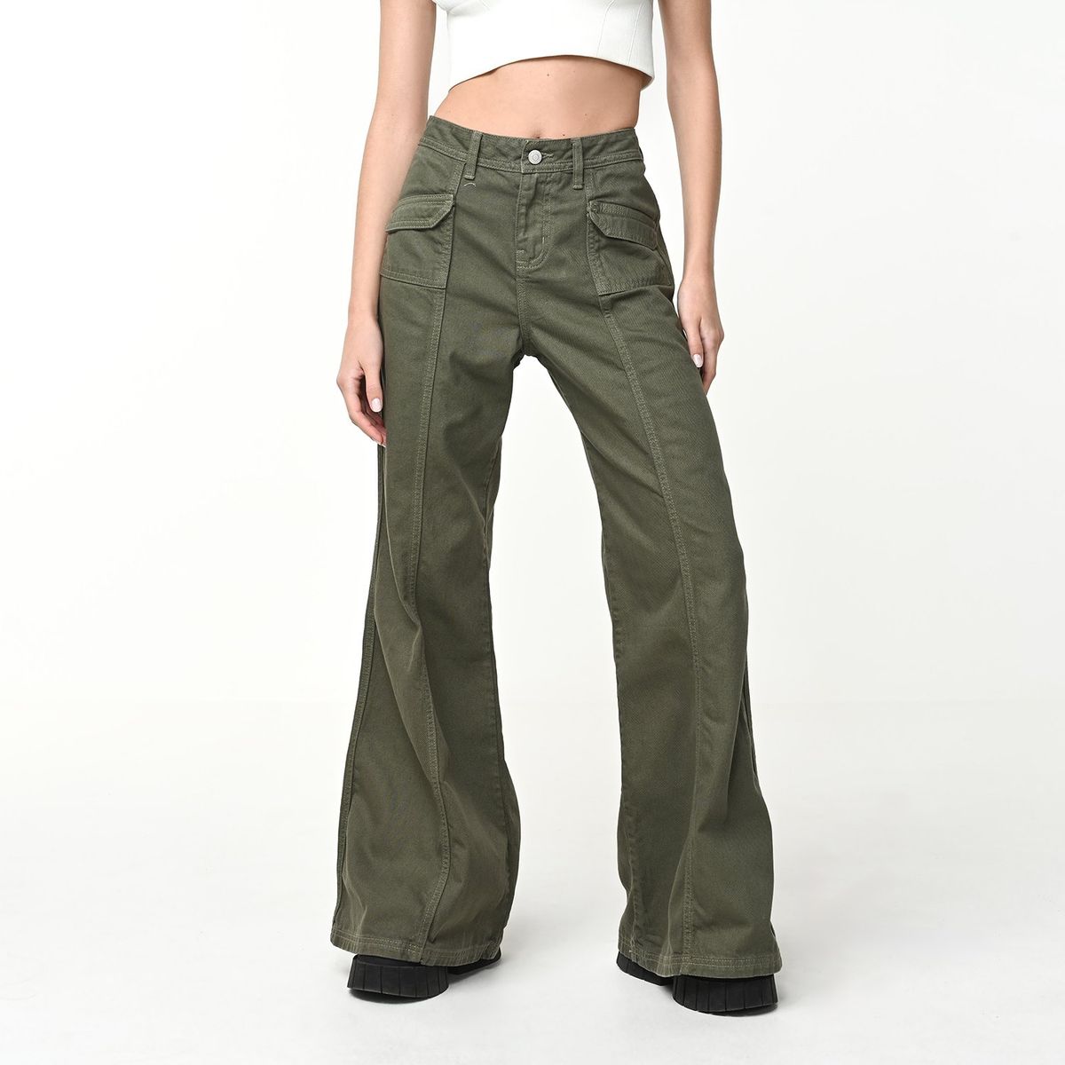 DENIMLAB - Jean Wide Leg Mujer Tiro alto Denimlab