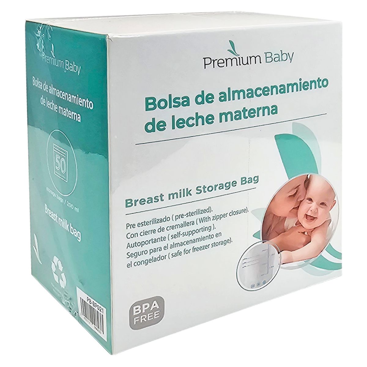 PREMIUM BABY - Bolsa Almacenaje Leche Materna X 50 Pb-bpo21 Premium Baby