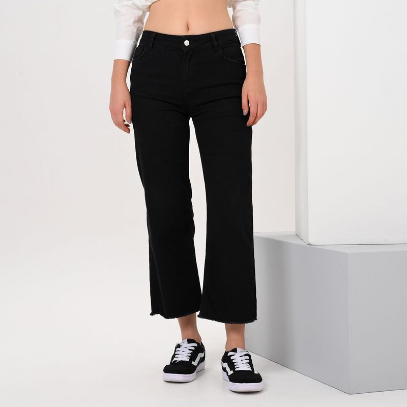 SYBILLA - Jean Culotte Mujer Tiro medio Sybilla