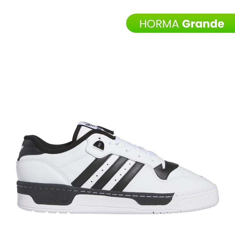 ADIDAS ORIGINALS - Tenis Adidas Originals Hombre Moda Rivalry Low Blanco Horma Grande