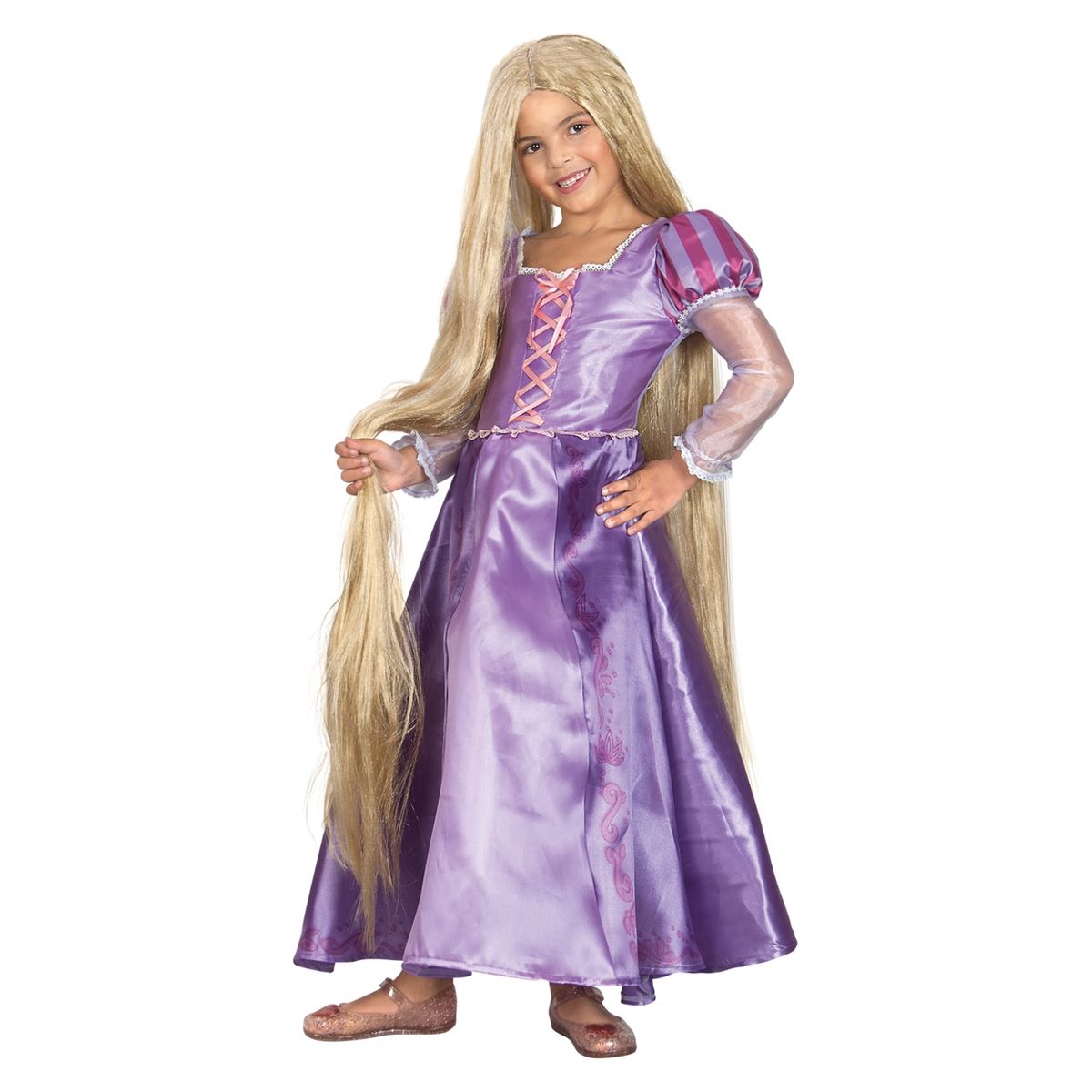 DISNEY - Disfraz para niña Por Siempre Rapunzel