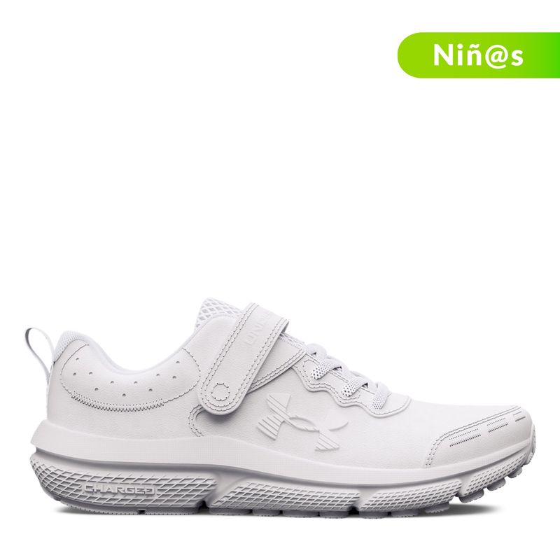 UNDER ARMOUR - Tenis moda Under Armour Assert 10 AC UFM Niño con Velcro Blanco