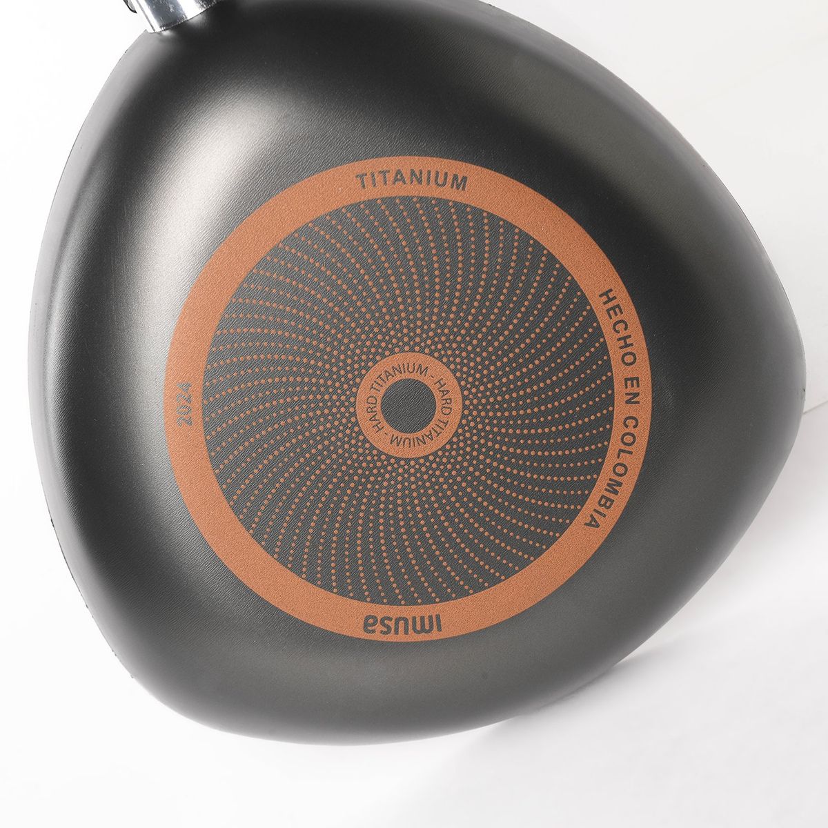 IMUSA - Wok Imusa Antiadherente Acero inoxidable 30 cm