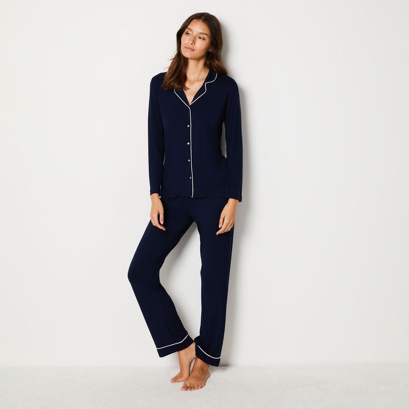 ETAM - Pantalón de pijama Mujer Medio Sin mangas de Viscosa ETAM