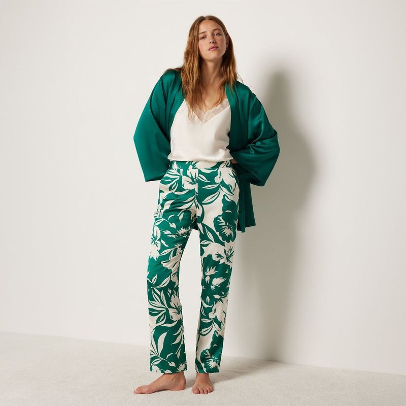 ETAM - Conjunto de pijama con pantalón Mujer Medio Sin mangas de Poliéster ETAM