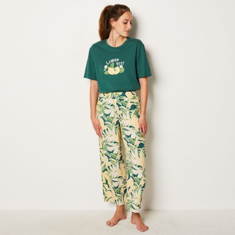 ETAM - Pantalón de pijama Mujer Largo ETAM