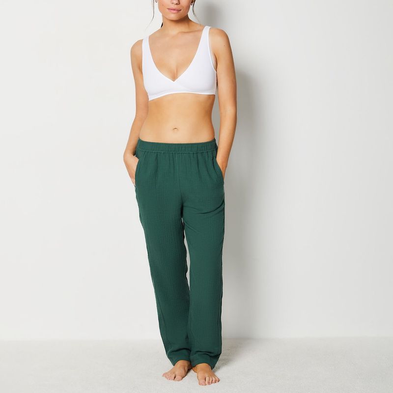 ETAM - Pantalón de pijama Mujer Largo Viscosa ETAM