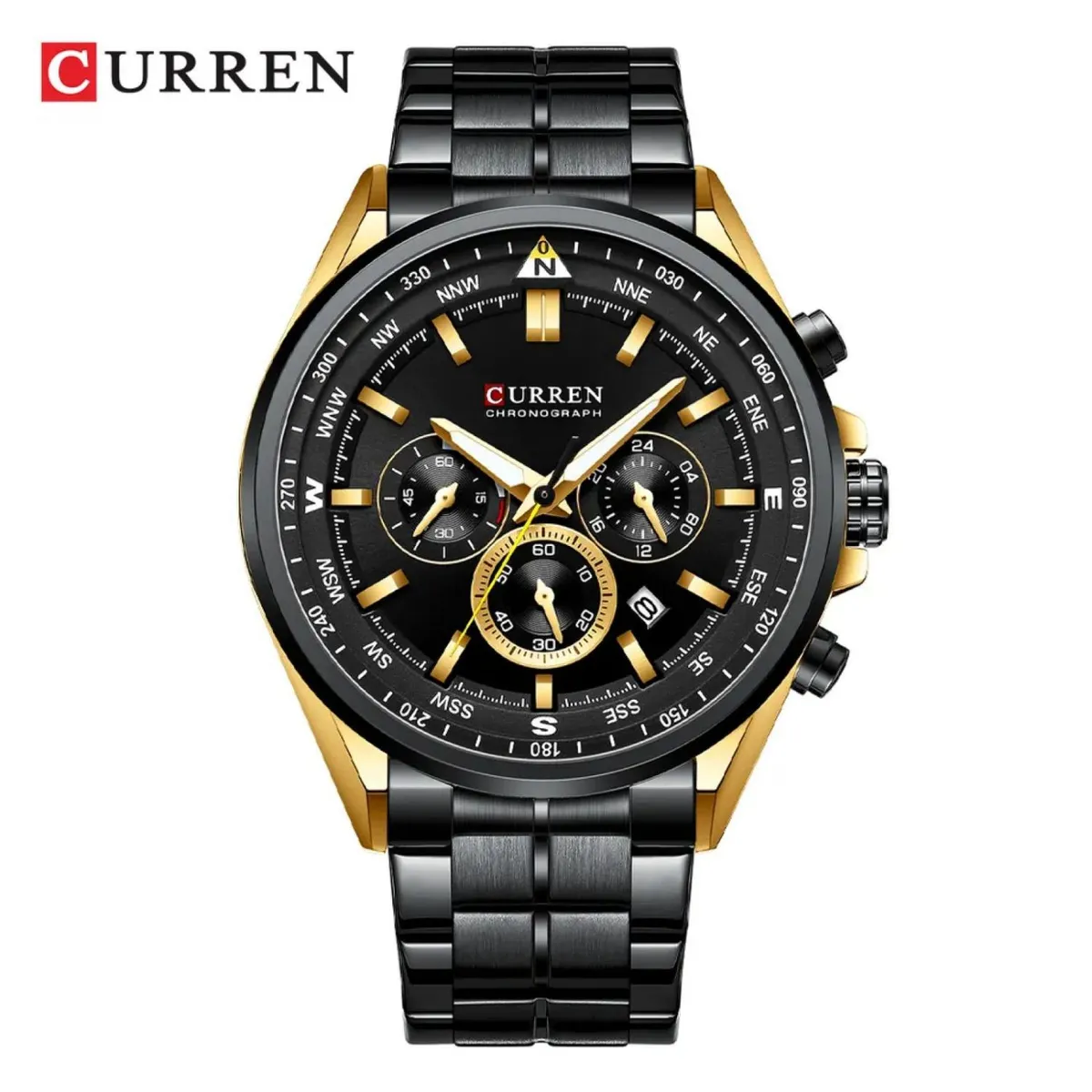CURREN - Reloj Curren para Hombre KREd311801 . Reloj Análogo Acero inoxidable Negro