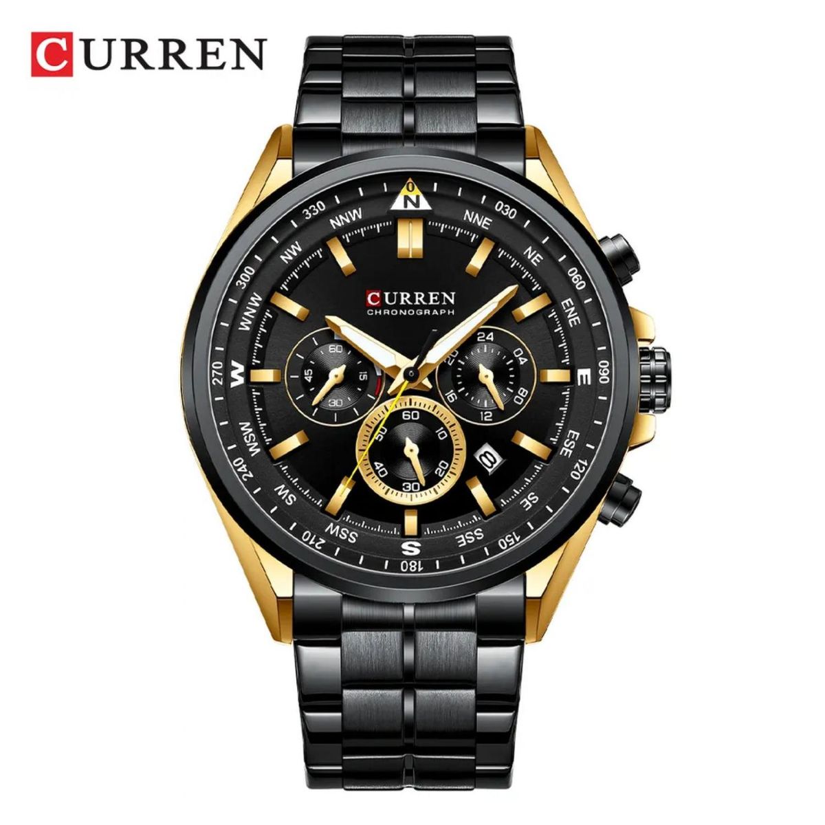 CURREN - Reloj Curren para Hombre KREd311801 . Reloj Análogo Acero inoxidable Negro