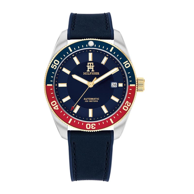 TOMMY HILFIGER - Reloj Tommy Hilfiger para Hombre 1792141 . Reloj Análogo Cuero Azul