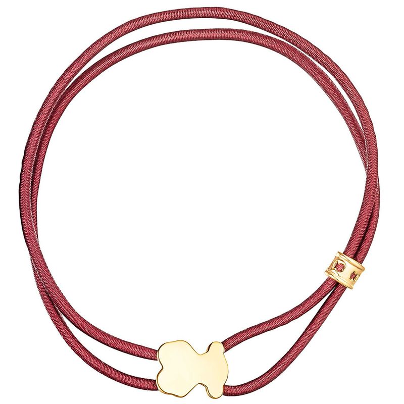 TOUS - Pulsera elástica burdeos Sweet Dolls
