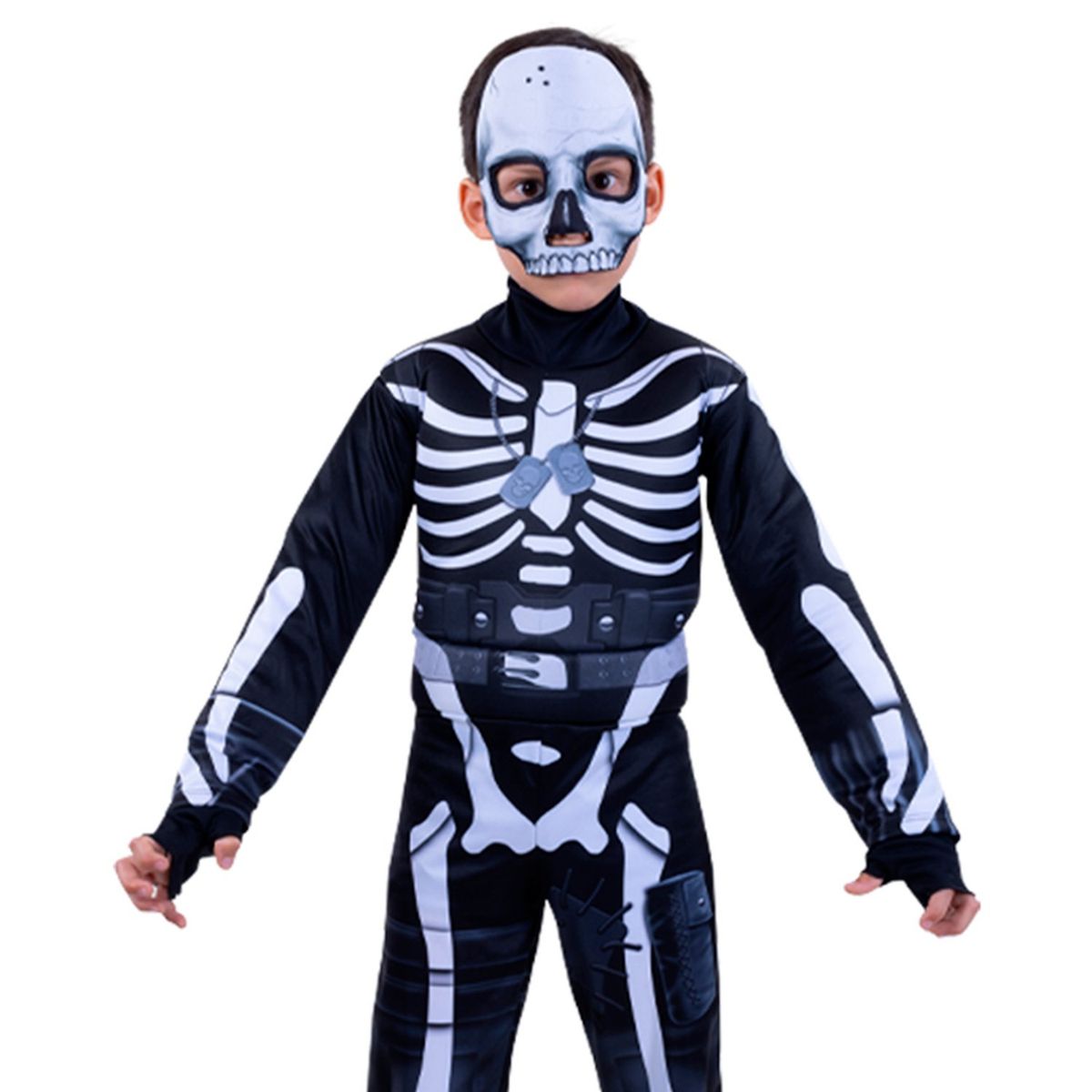 FANTASTIC NIGHT - Disfraz para niño skeleton terror fantasía