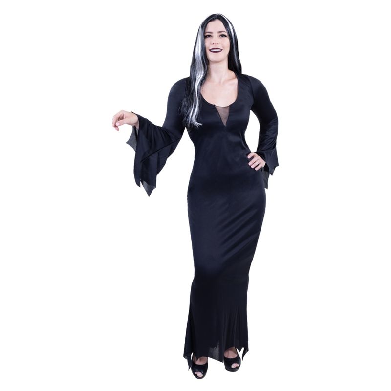 FANTASTIC NIGHT - Disfraz para Mujer Morticia 