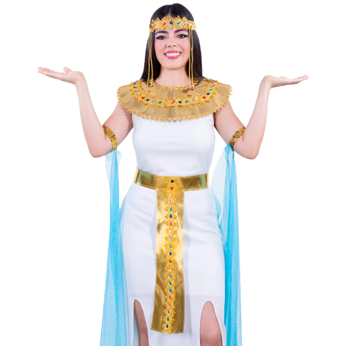 FANTASTIC NIGHT - Disfraz para Mujer Cleopatra Fantasía