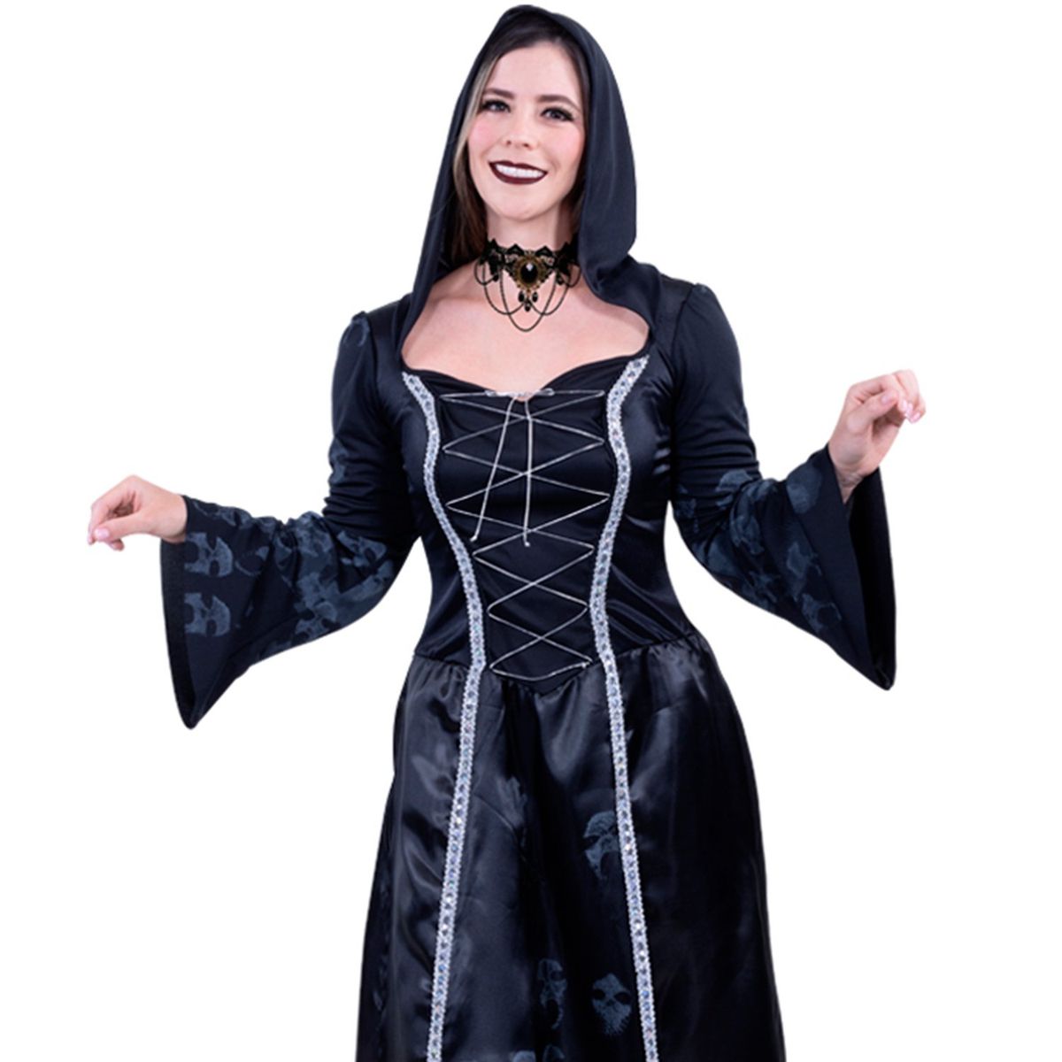 FANTASTIC NIGHT - Disfraz para Mujer Cazadora de almas Terror