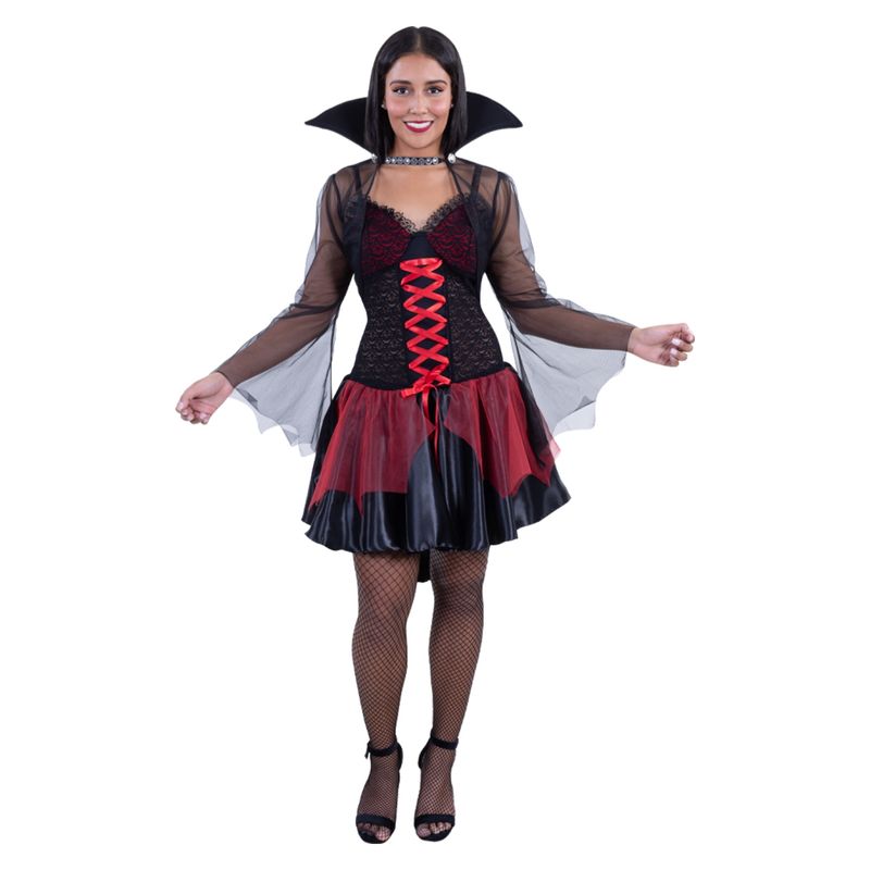 FANTASTIC NIGHT - Disfraz para Mujer Vampira Terror