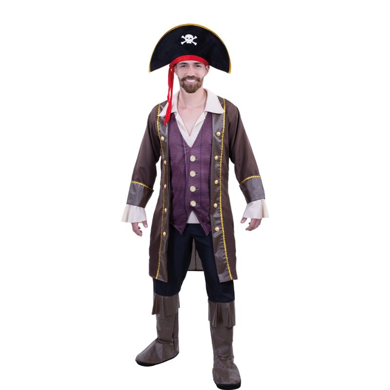 FANTASTIC NIGHT - Disfraz para hombre Capitan Pirata 