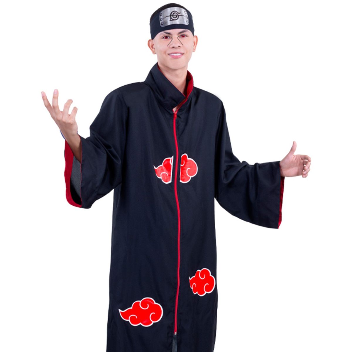 FANTASTIC NIGHT - Disfraz para hombre capa Akatsuki Anime Terror