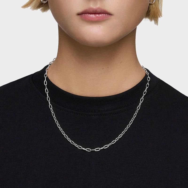 Collar corto de plata Hold Oval TOUS - Main Image