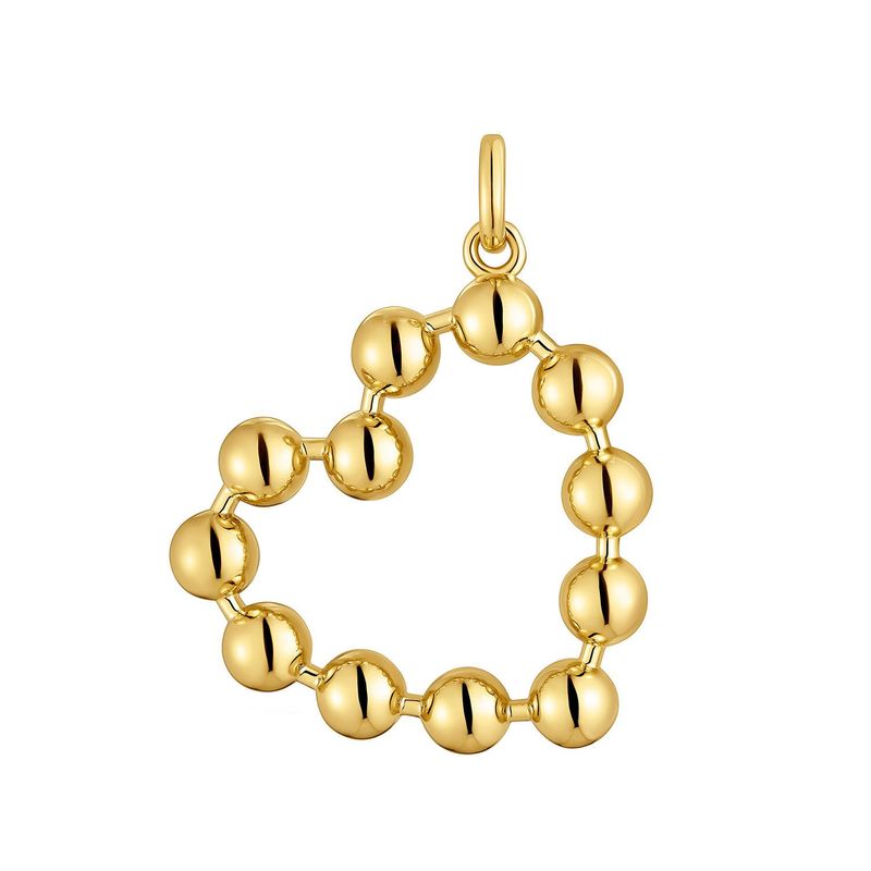 TOUS - Dije corazón con baño de oro 18 kt sobre plata Sugar Party