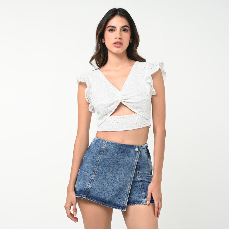 MOSSIMO - Blusa Mujer Ojalillo Mossimo