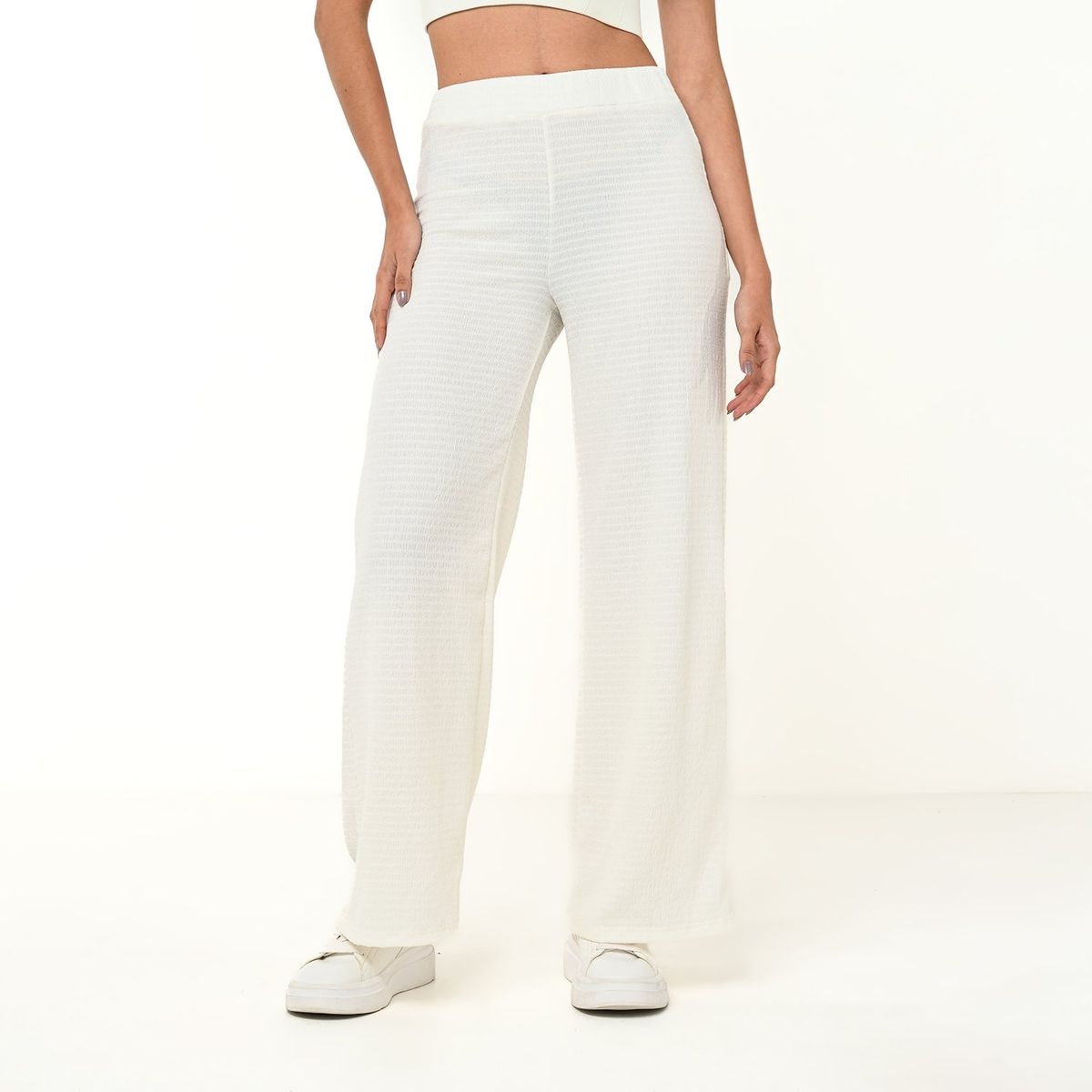 MOSSIMO - Pantalón Wide Leg Mujer Tiro alto Mossimo