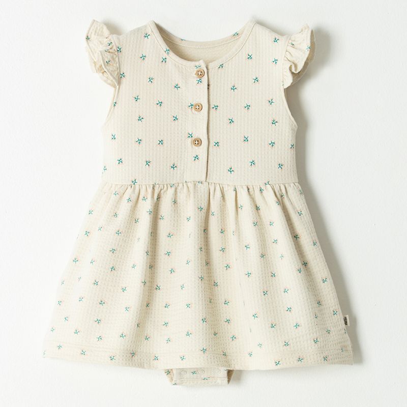 BABY FRESH - Vestido para Bebé niña Manga corta de Algodón Baby Fresh