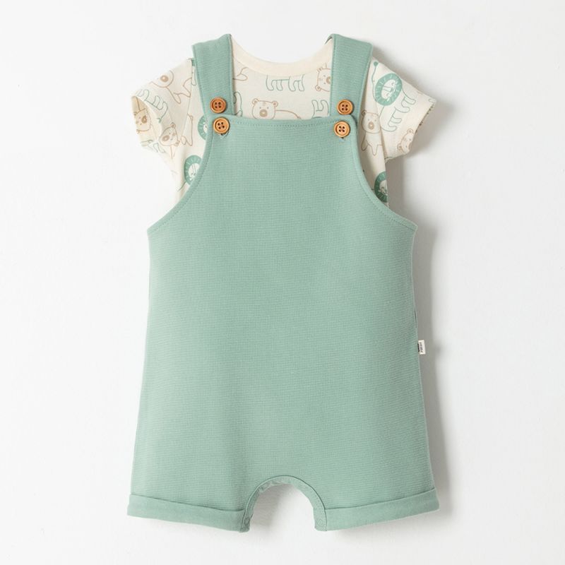 BABY FRESH - Sets Jardinera + camiseta manga corta para Bebé niño en de Algodón Baby Fresh