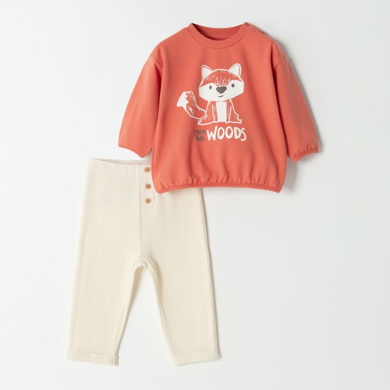 BABY FRESH - Set Bebé niño con Estampado Algodón Baby Fresh