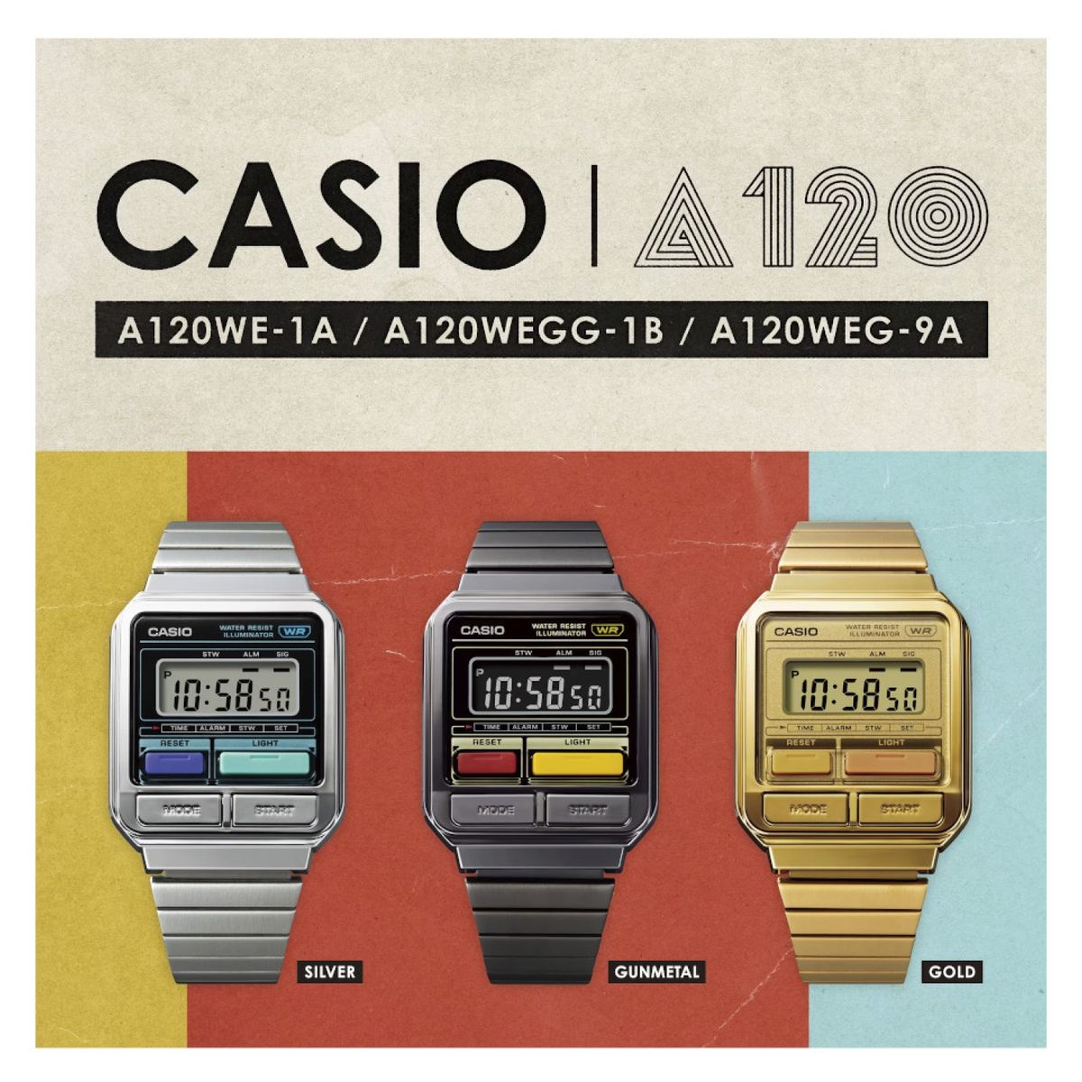 CASIO - Reloj Casio Mujer A120Weg-9Adf