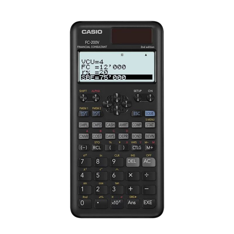 CASIO - Calculadora Casio D5 FC-200V
