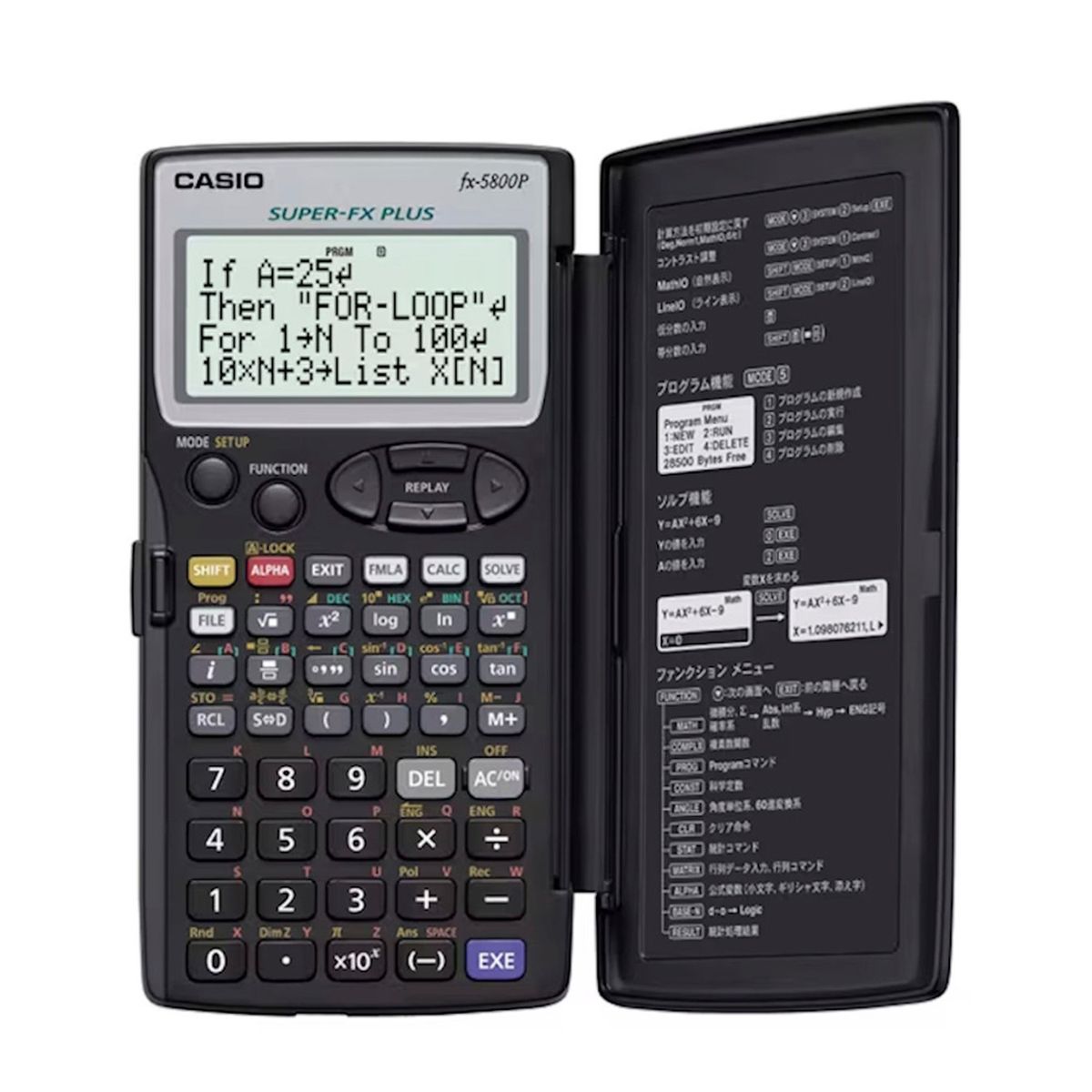 CASIO - Calculadora Casio D5 FX-5800P-W-DH