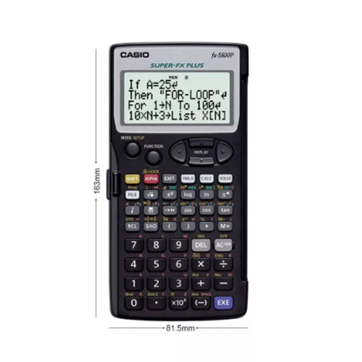 CASIO - Calculadora Casio D5 FX-5800P-W-DH