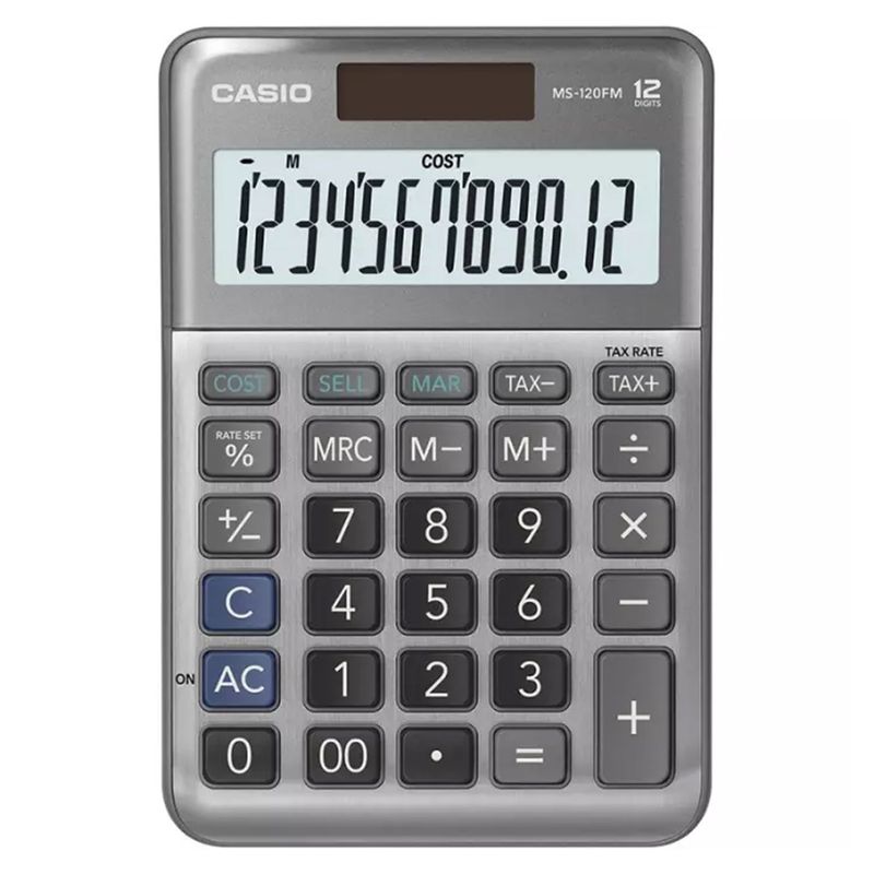 CASIO - Calculadora Casio D5 MS-120FM-W-DP