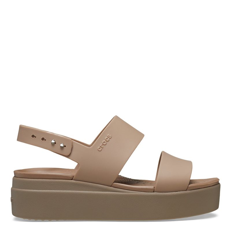 CROCS - Sandalias Mujer Brooklyn Low Wedge Crocs Nude