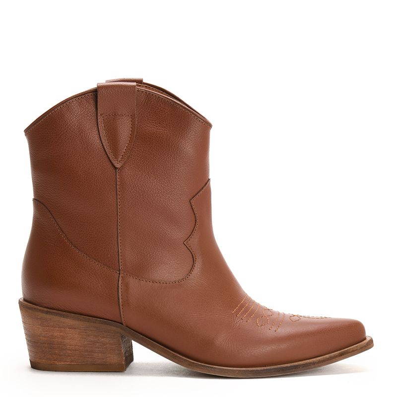 BASEMENT - Botines para Mujer con tacón Cuadrado Moda Texanas Basement
