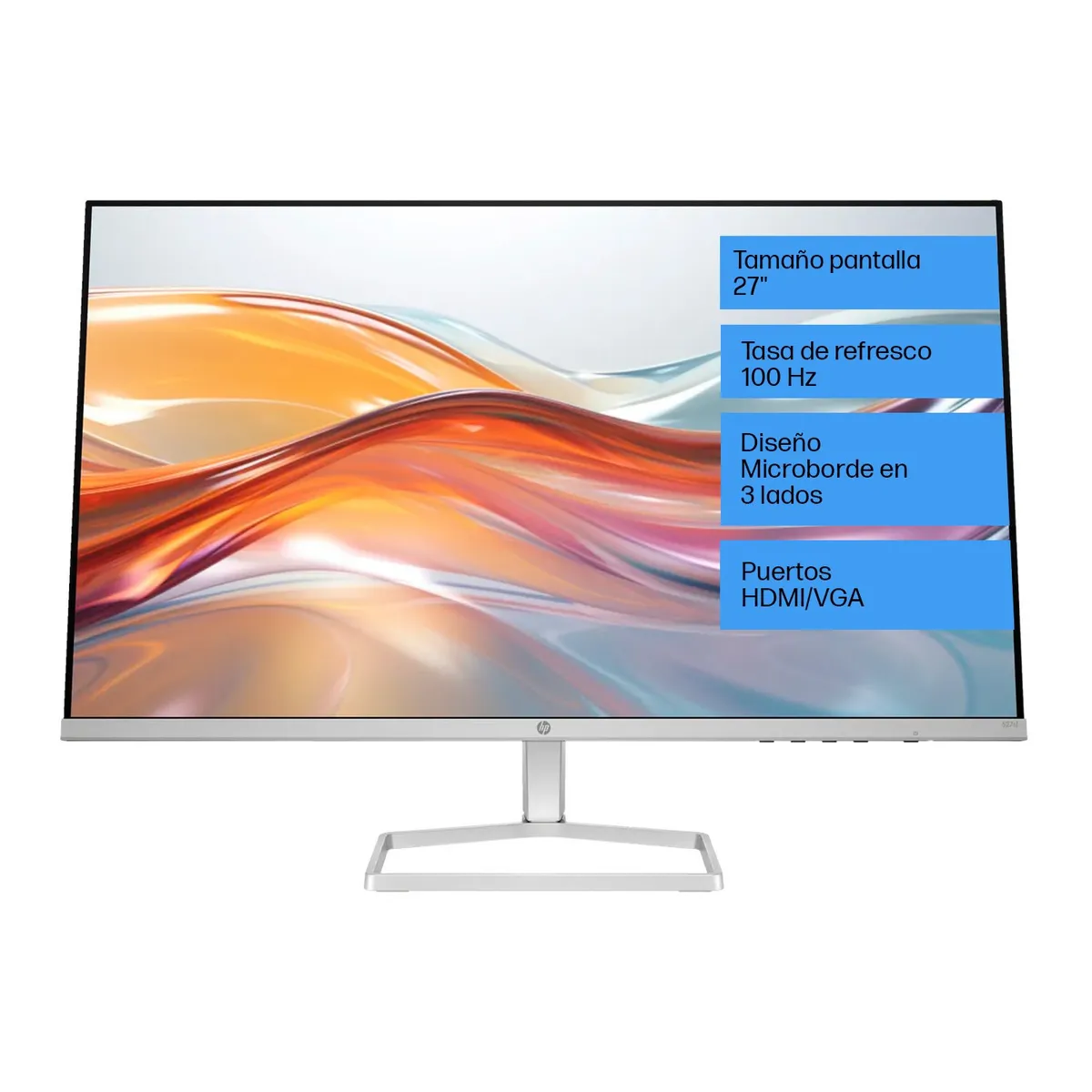 HP - Monitor HP 527sf | 27 pulgadas FHD | Tasa de refresco 100 Hz | 94F44AA