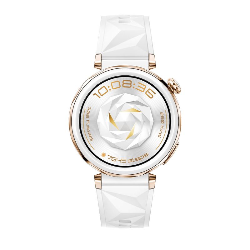 HUAWEI - Smartwatch Huawei  GT5 Pro 42MM Blanco| 5 ATM resistencia al agua | pantalla AMOLED táctil a color | Pulso en Fluoroelastómero 33 mm