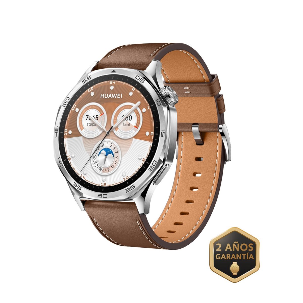 HUAWEI - Smartwatch Huawei  GT5 46MM Negro| 5 ATM resistencia al agua | pantalla AMOLED táctil a color | Pulso en Fluoroelastómero 35 mm