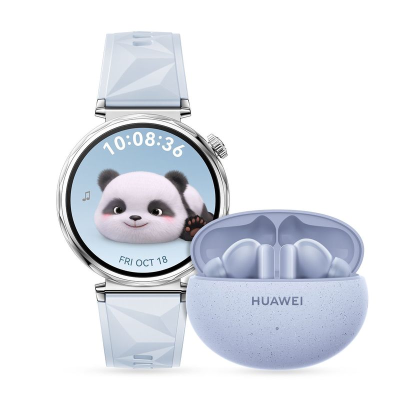 HUAWEI - Smartwatch Huawei GT5 41MM | 5 ATM resistencia al agua | pantalla AMOLED táctil a color + Freebuds 5i
