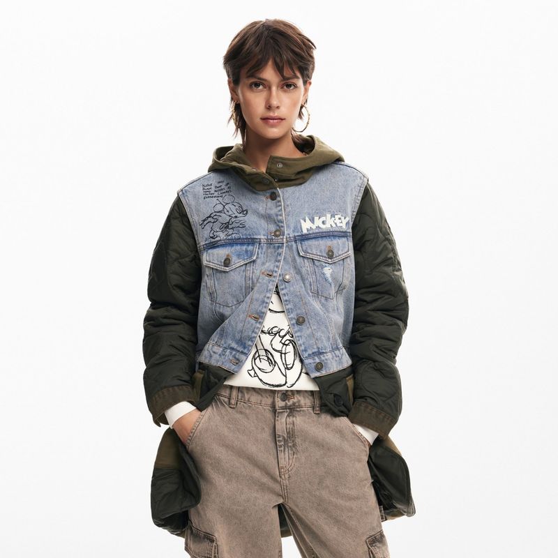 Chamarra Mezclilla Chaquetas De Mezclilla Mujer Falabella Chaqueta