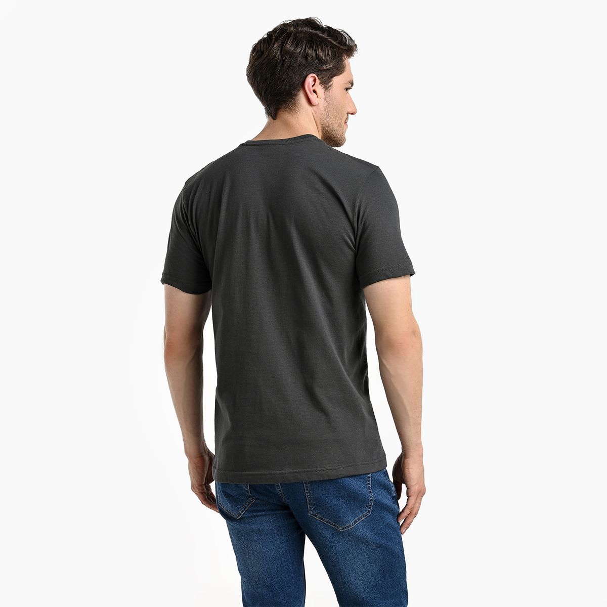 BEARCLIFF - Camiseta Hombre Manga corta con Estampado de Algodón Bearcliff