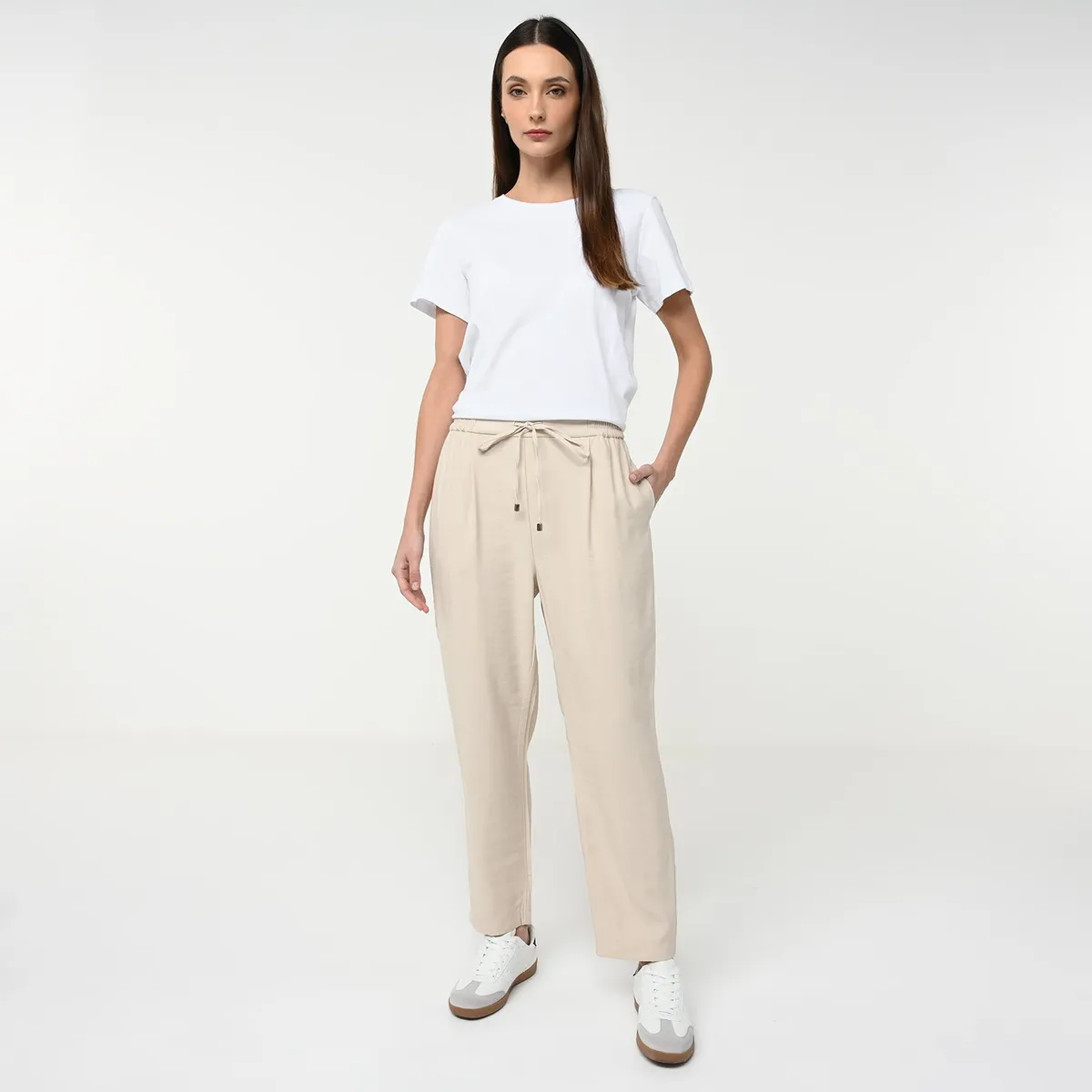 BASEMENT - Pantalón Mujer Tiro alto Basement