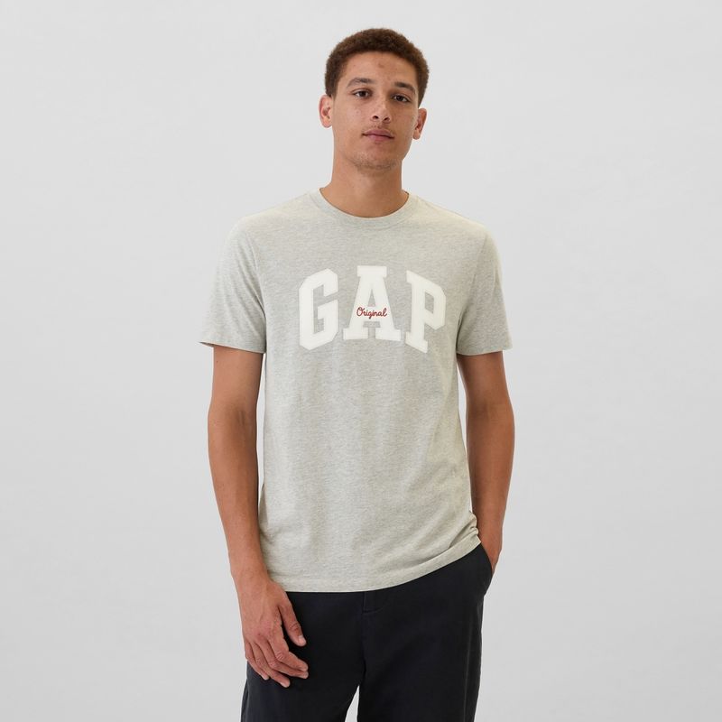 GAP - Camiseta Hombre Manga corta con Logo de Algodón Gap