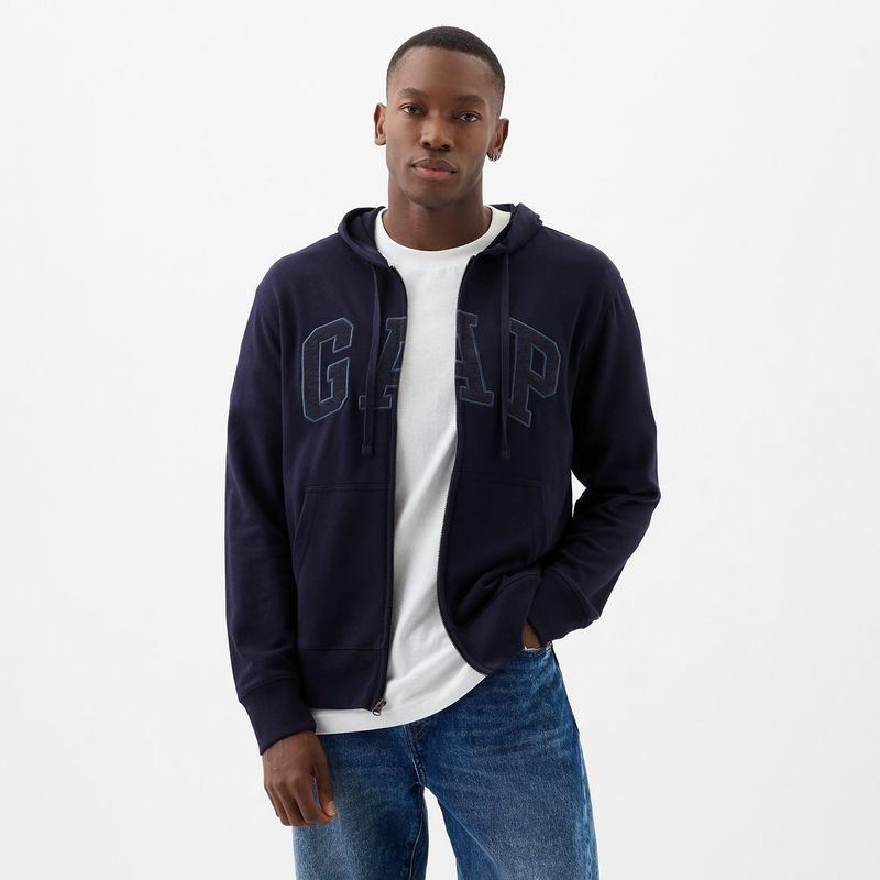 GAP - Hoodie Hombre con Logo de Algodón Gap