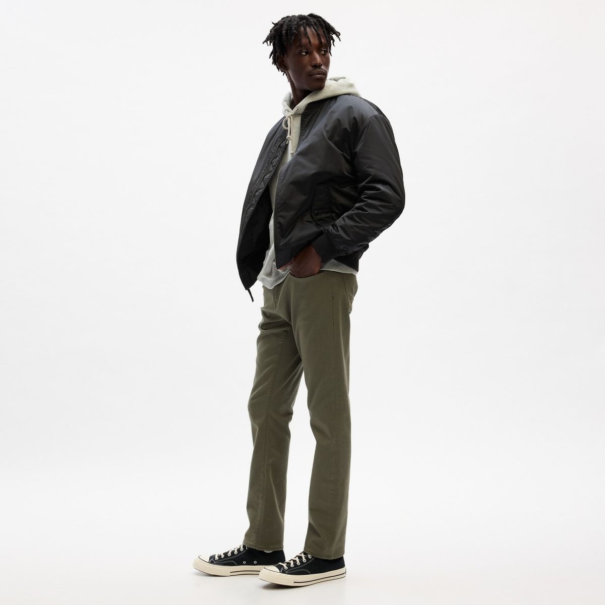 GAP - Pantalón 5 Bolsillos Hombre Slim de Algodón GAP